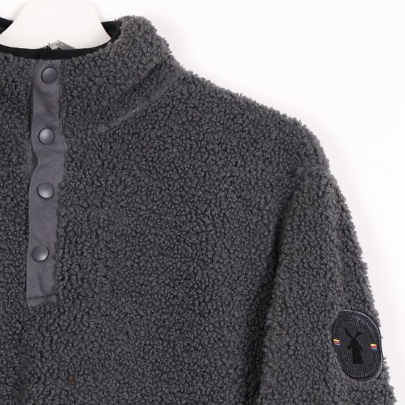 Dutch Bros Half Snap Sherpa Pullover - Picture 3 of 7